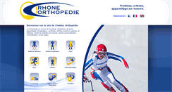 Desktop Screenshot of chabloz-orthopedie.com